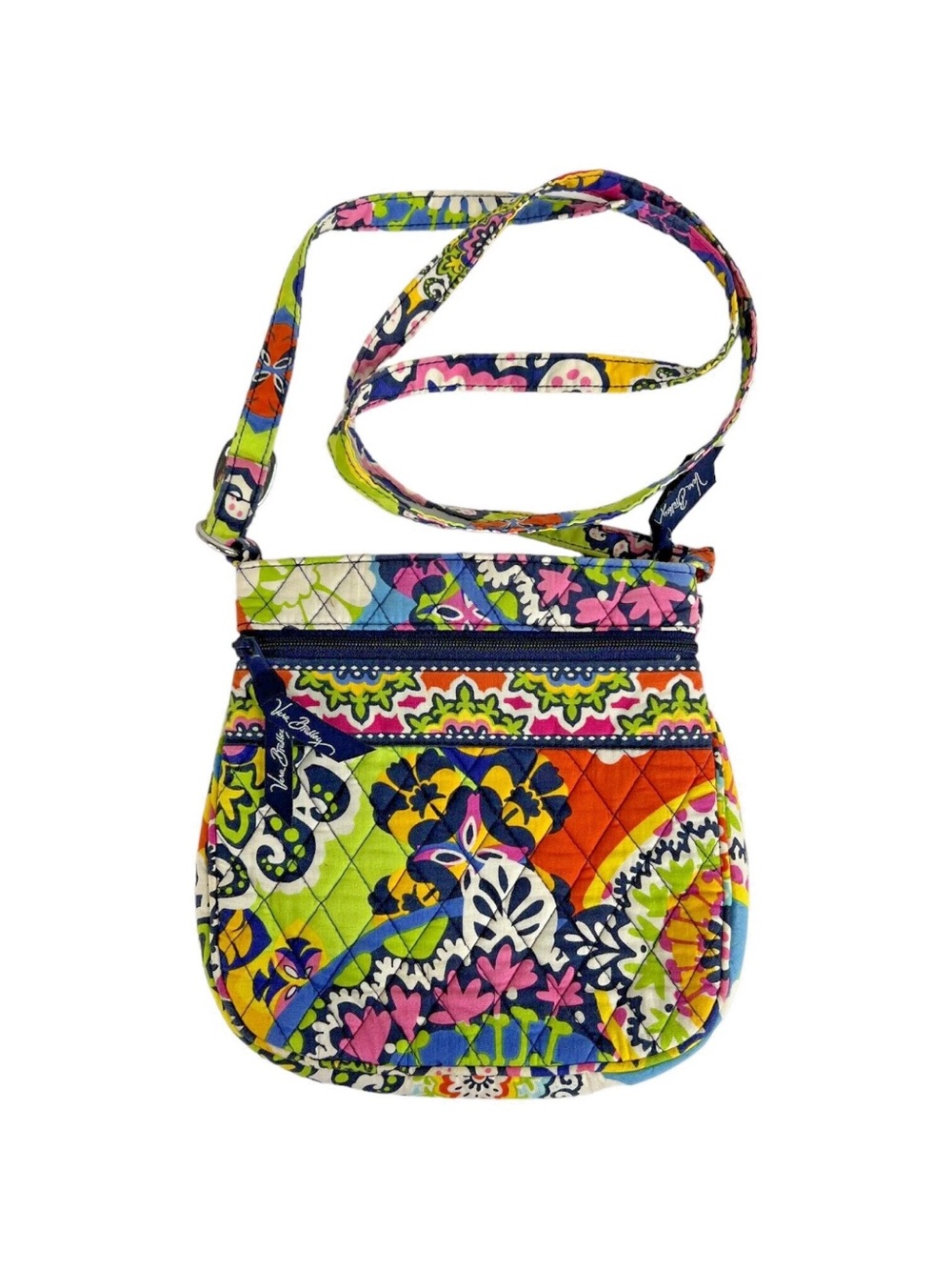 Vera Bradley Rio Multicolor Quilted Crossbody Hipster Bag - NWOT - Picture 1 of 5